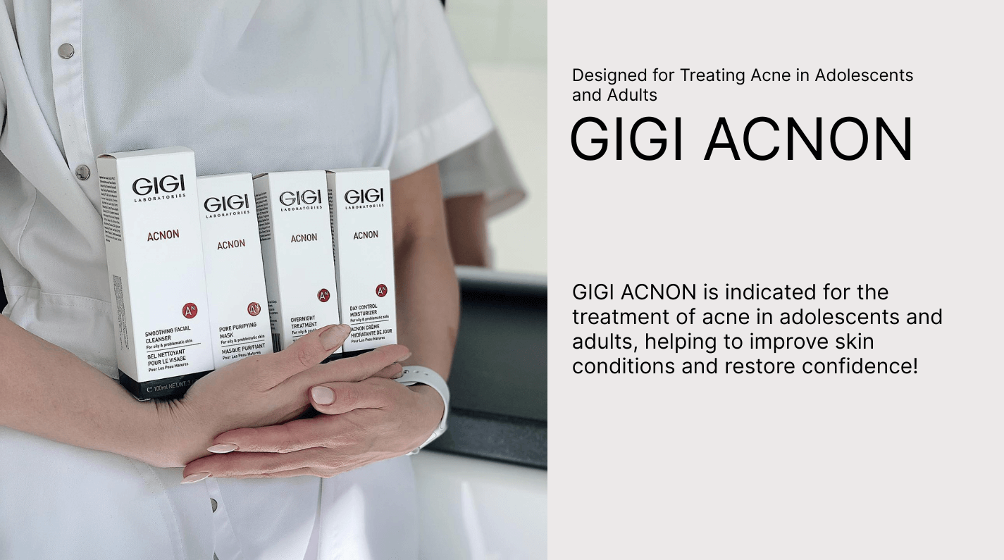 GIGI ACNON is indicated for the treatment of acne in adolescents and adults!