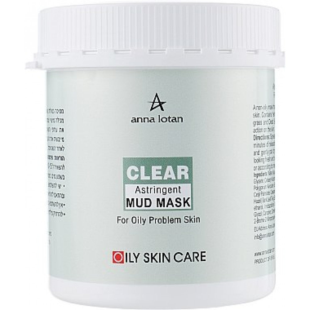 Anna Lotan Clear - Astringent Mud Mask 250ml / 8.5oz
