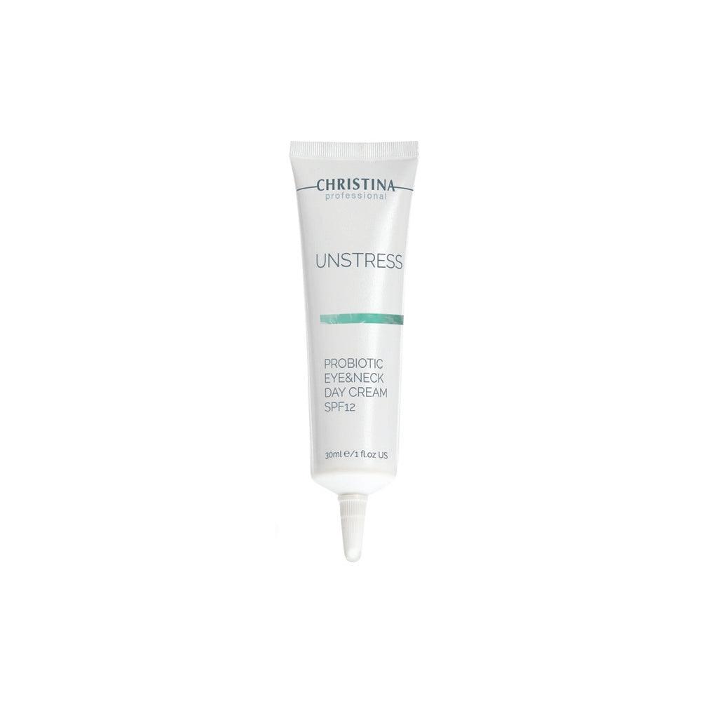 Christina Unstress - Pro-Biotic Eye & Neck Day Cream Spf 12 30ml / 1oz