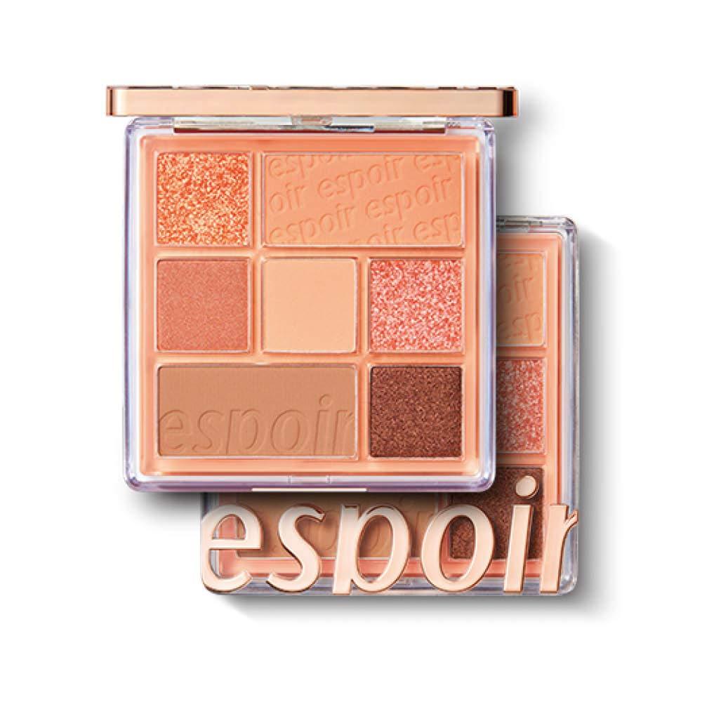 espoir Real Eye Palette #1 Peachy Like (Warm Peach Color Filter) 10g - Faborya
