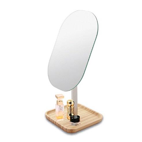 [miro line] Wood Tray Stand Mirror ST-311 - Faborya