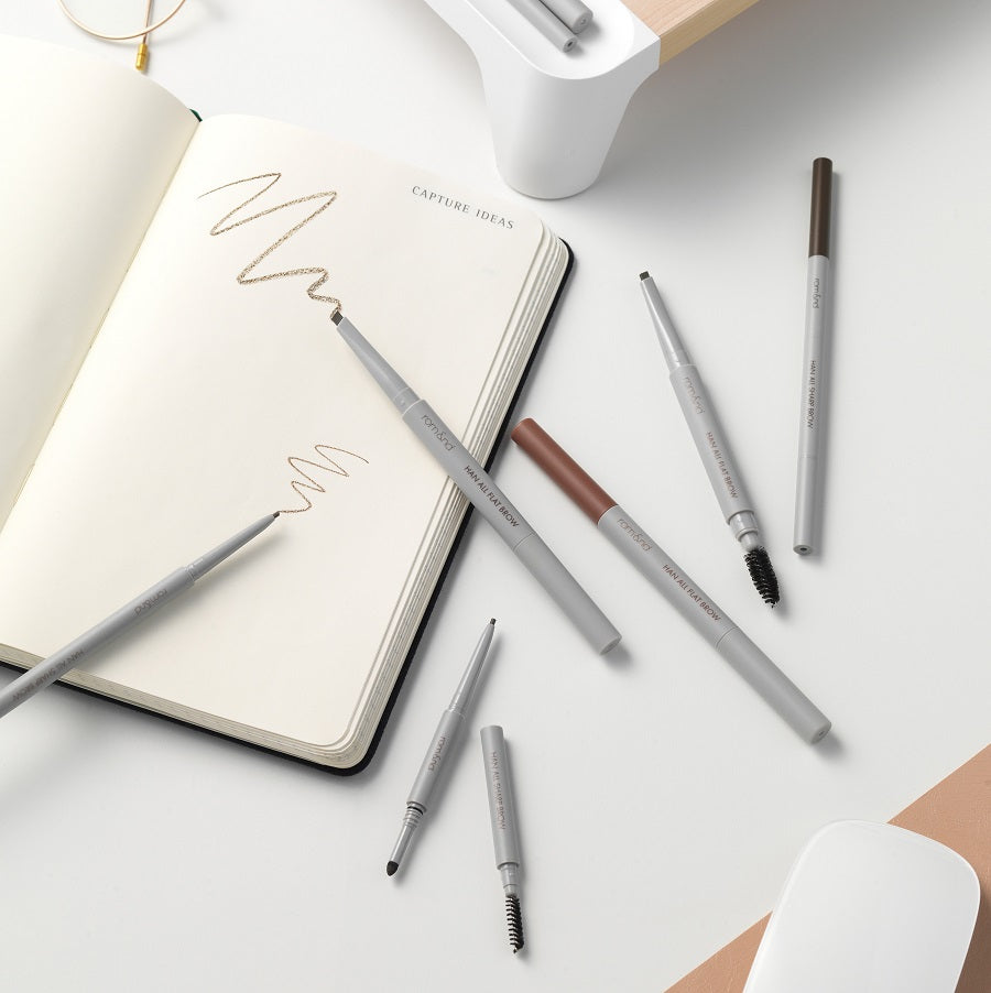 rom&nd HAN ALL SHARP BROW - 6 colors - Faborya