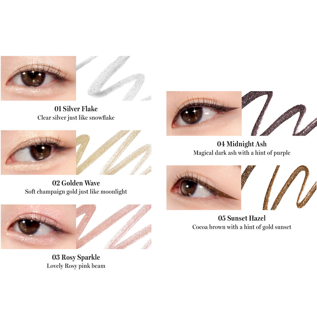 rom&nd Twinkle Pen Liner 0.5g - Faborya