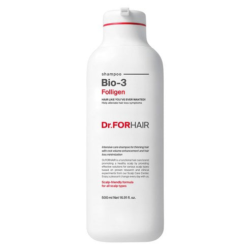 Dr.FORHAIR Bio-3 Folligen Shampoo 500ml - Faborya