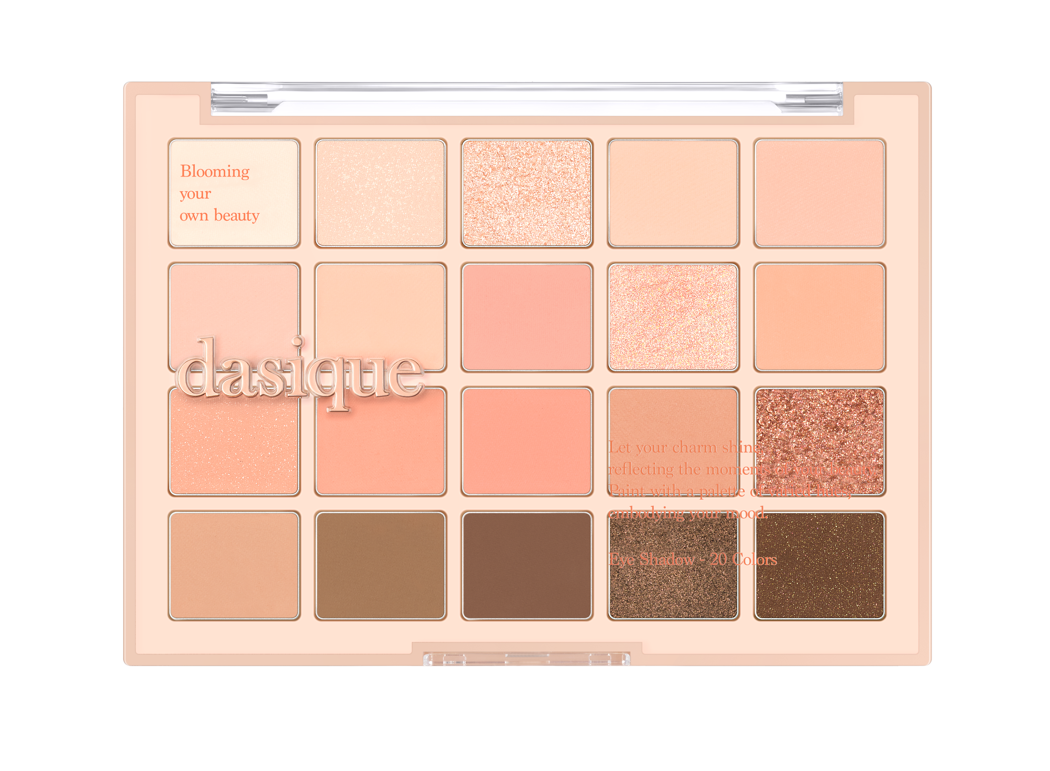 dasique Mood Shadow Palette - #03 Spring Coral - Faborya