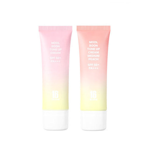 16BRAND 16 Mool Boon Tone Up Cream 50ml (2colors) - Faborya
