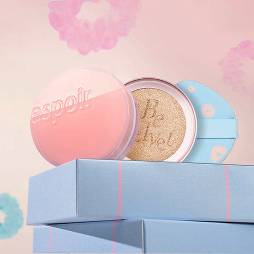 espoir PRO TAILOR BE VELVET COVER CUSHION NEW CLASS CHERRY BLOSSOM EDITION SPF34 PA++ 13g+13g(Rifill) - Faborya