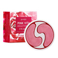 PETITFEE Pink Vita Brightening Eye Mask 70g (60 Patches) - Faborya