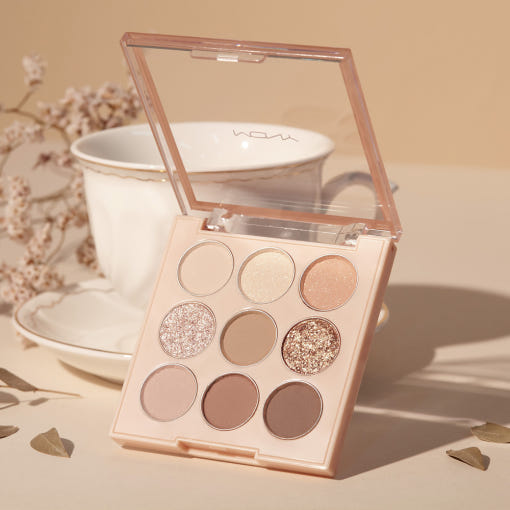 [MACQUEEN New York] 1001 Tone-On-Tone Shadow Palette Pro 9 9g #Nude Mood - Faborya