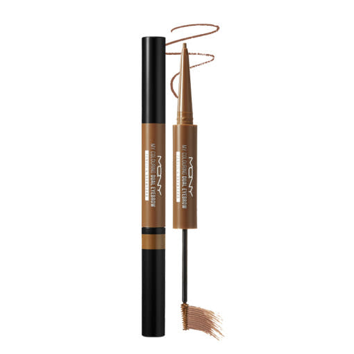 [MACQUEEN New York] My Colouring Dual Eyebrow Pencil & Browcara #Light Brown - Faborya
