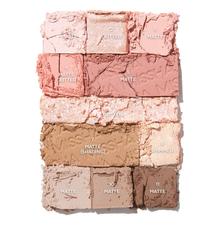 MISSHA Mood Moment Palette 12.5g #Rosy Rooftop - Faborya