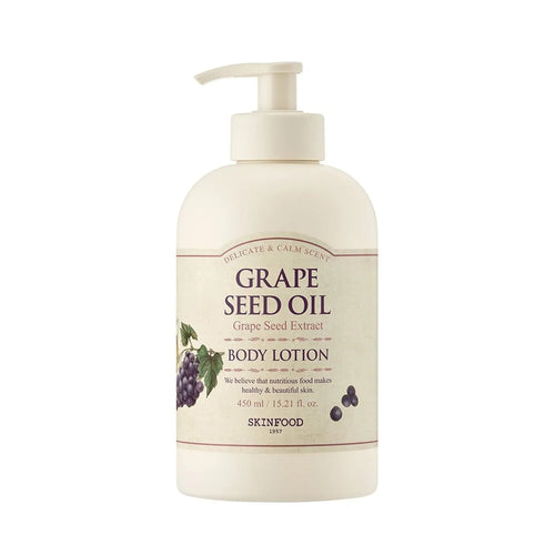 SKINFOOD Grape Seed Oil Body Lotion 450ml - Faborya