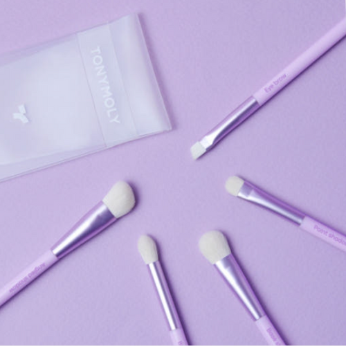 TONYMOLY Eye Make-Up Brush Set of 5pcs - Faborya