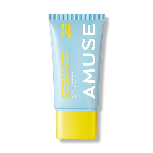 AMUSE Dew Moisture 365 Vegan Sunscreen SPF50+ PA++++ 40ml - Faborya