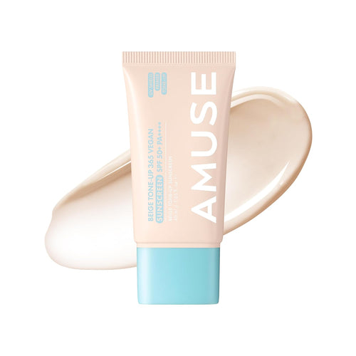 AMUSE Beige Tone Up 365 Vegan Sun Cream SPF50+ PA++++ 40ml - Faborya