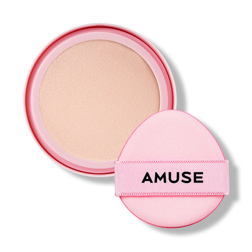 AMUSE Dew Power Vegan Cushion SPF 50+ PA++++ 15g [Refill] (4 Colors) - Faborya