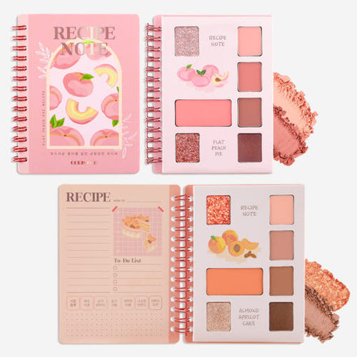 CORINGCO Recipe Note Eyeshadow Palette 10g (2 Types) - Faborya