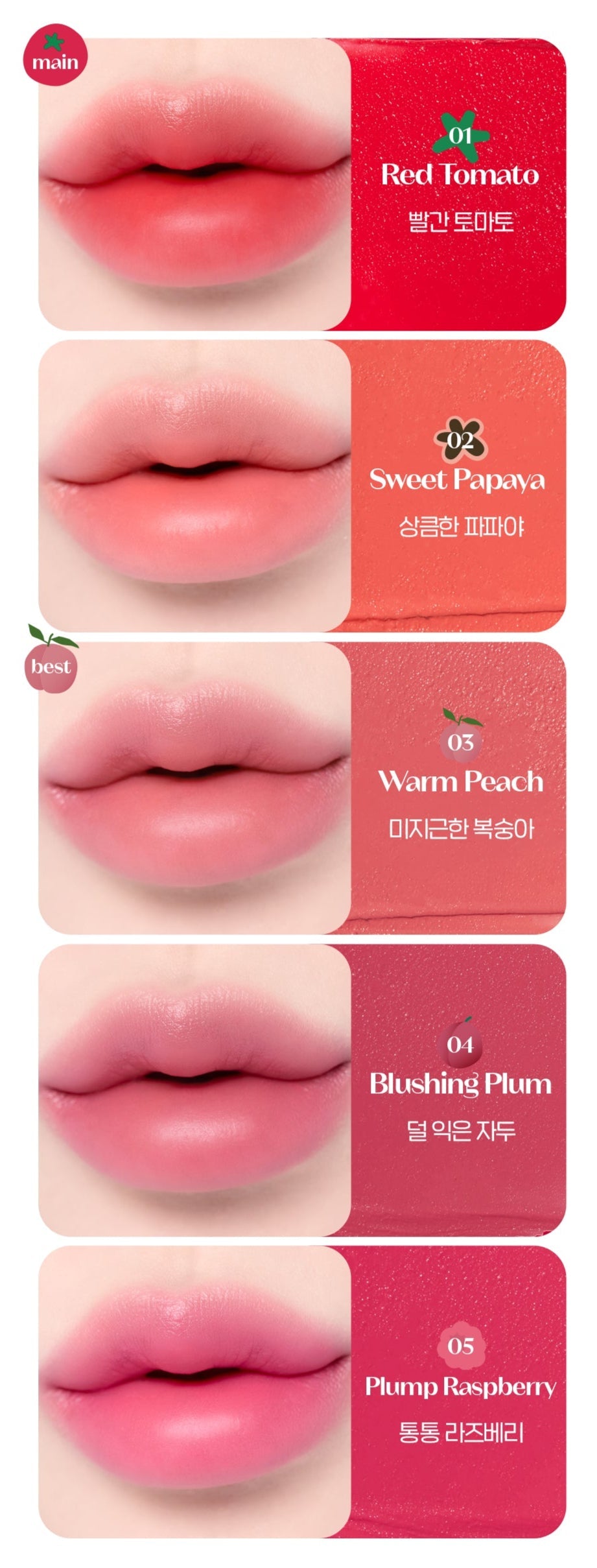 ETUDE Fruity Lip & Cheek Blur Balm 2.3g - Faborya