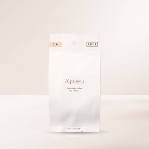 A'pieu Waterlock Cushion SPF50+ PA++++ 15g (Refill) #21 Light Beige - Faborya