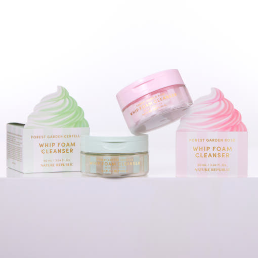 [NATURE REPUBLIC] Forest Garden Whip Foam Cleanser 90ml (2types) - Faborya