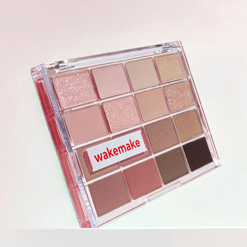 WAKEMAKE Soft Blurring Eye Palette 14g (17colors) - Faborya