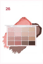 WAKEMAKE Soft Blurring Eye Palette 14g (17colors) - Faborya