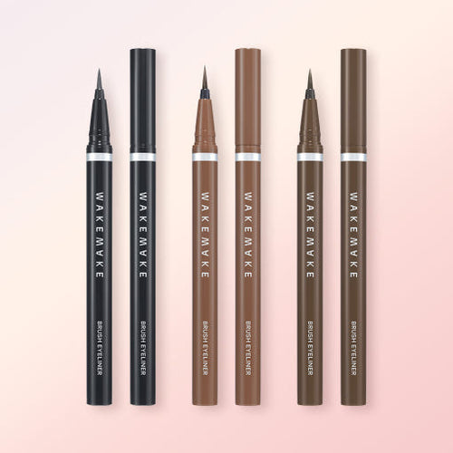 WAKEMAKE Any Proof Brush Eyeliner 0.6g+0.6g[1+1] (3colors) - Faborya