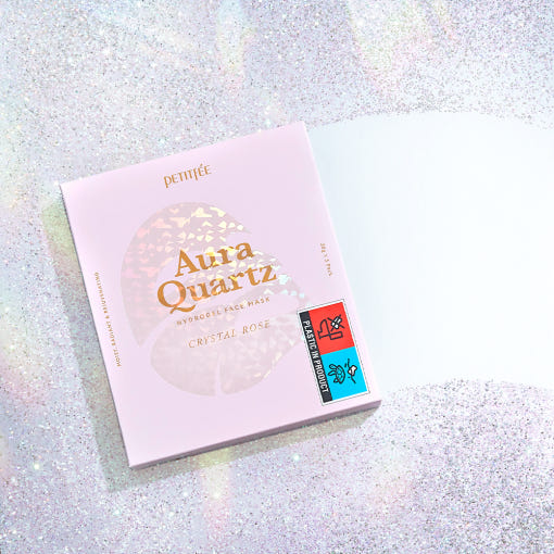 PETITFEE Aura Quartz Hydrogel Face Mask Crystal Rose 30g X 5ea - Faborya