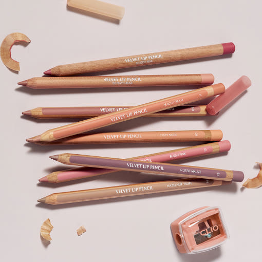 CLIO Velvet Lip Pencil 1.45g (+Sharpener) (8colors) - Faborya